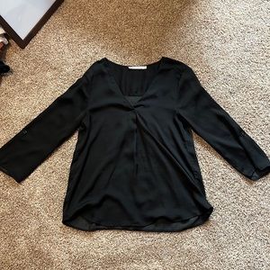 Black Ellison blouse, size small